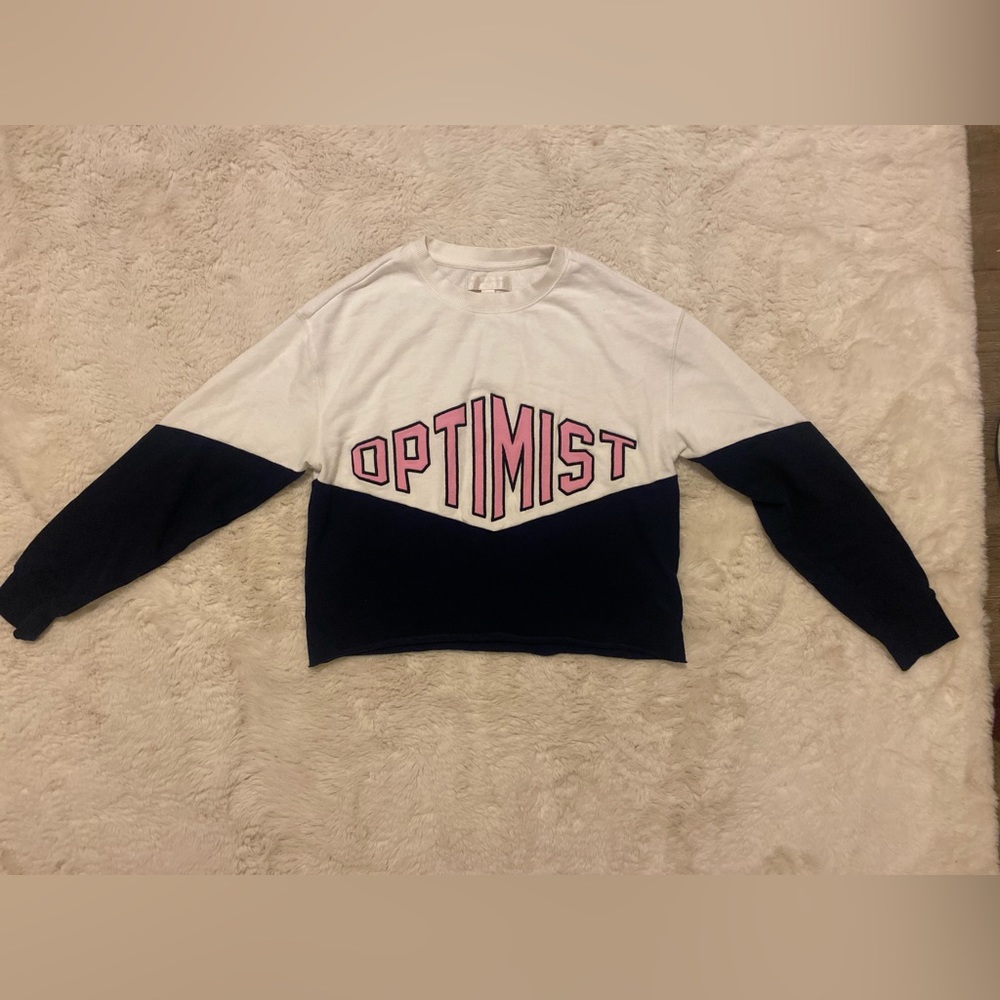 Graphic Cropped Crewneck